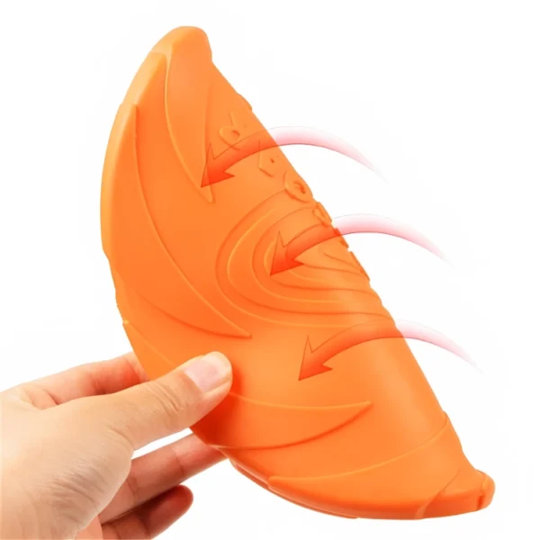 Juguete frisbee disco volador de goma para perros
