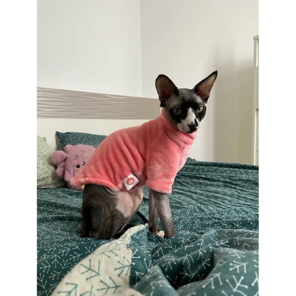 Sueter rosado para gatos