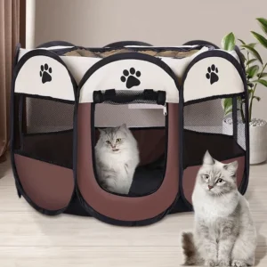 Corral mediano para perritos, gatos y mascotas pequeñas