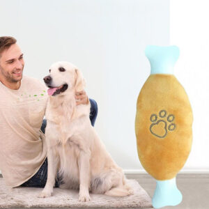 juguete masticable muslo de pollo para perros