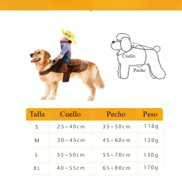Disfraz de Vaquero para perros y gatos - Image 4