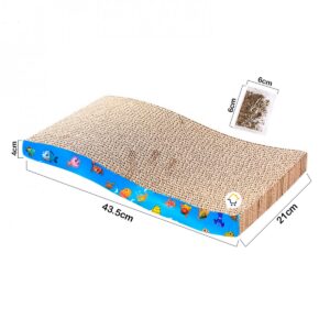 Rascador para Gatos de Cartón Corrugado